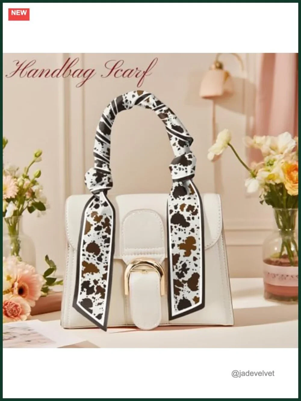 Satin Silk Feeling Fashion Scarf Long Thin Hair Neck Scarf